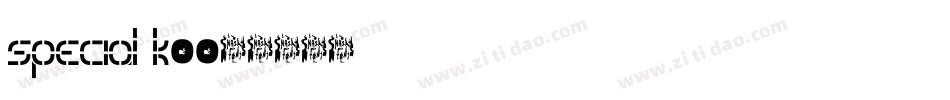 special k.字体转换